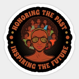 Black History Month Powerful Roots Inspiring Future Sticker